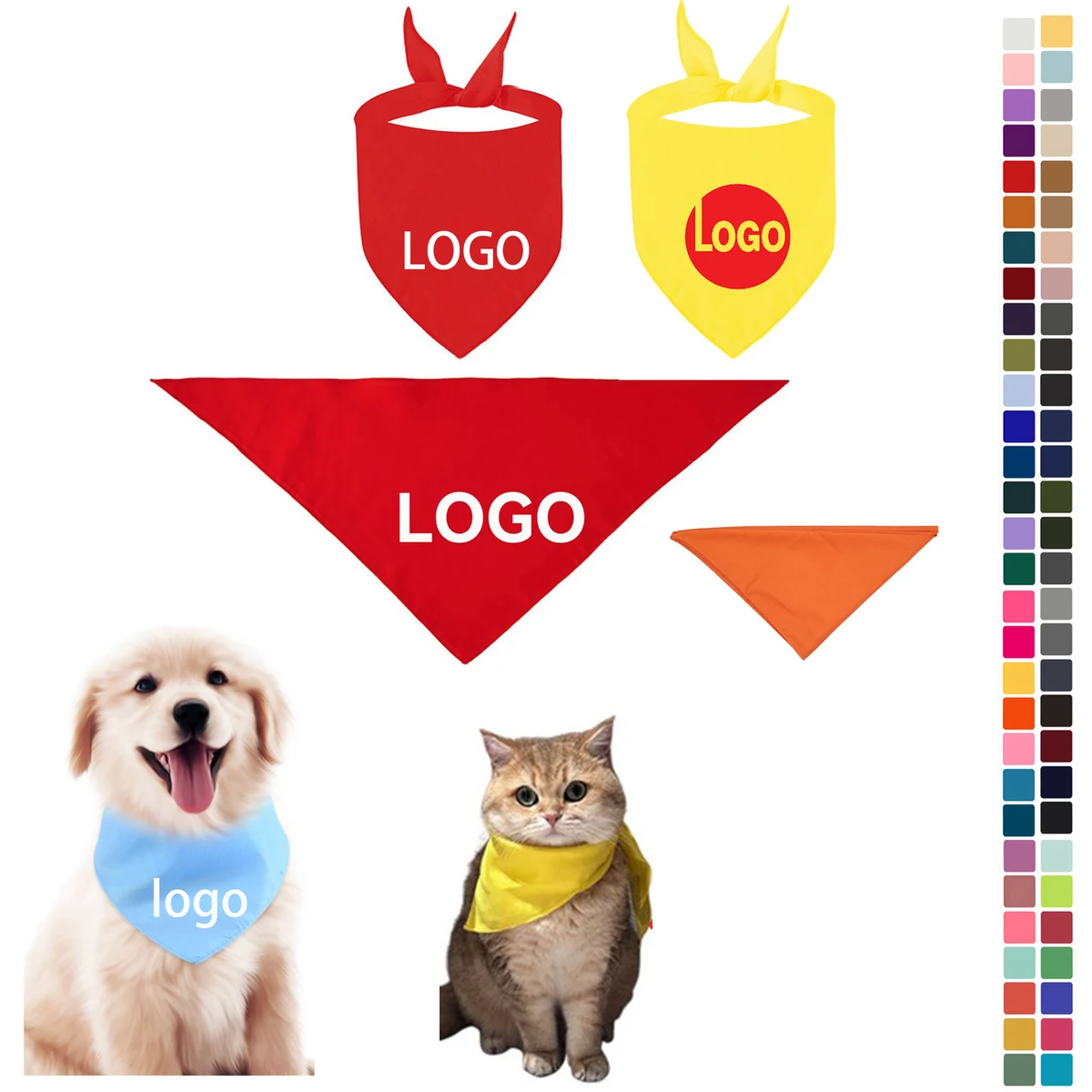 Sublimation Pet Triangle Bandanna 1