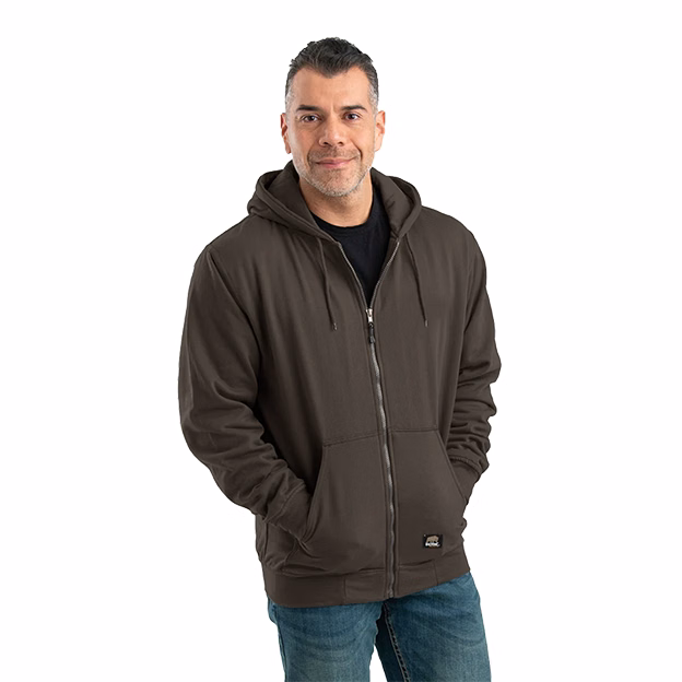 Berne Heritage Thermal-Lined Full Zip Hooded Sweatshirt