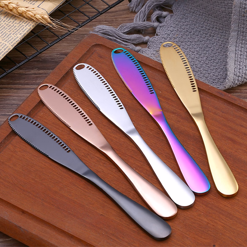3 In 1 Design Knifes Stainless Steel Butter Spreader