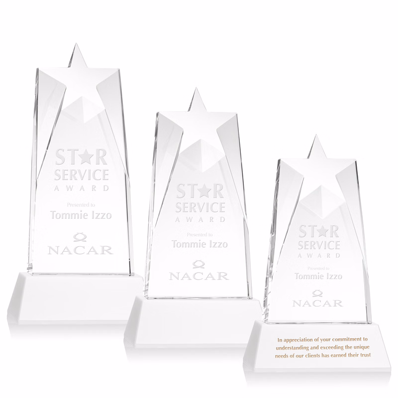 Millington Star on Base - White