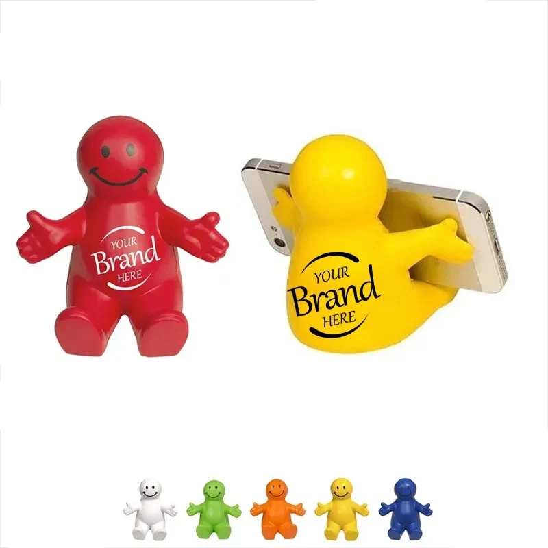 Smile Face Squeezable Phone Holders 1
