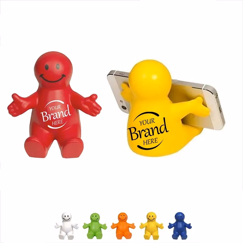 Smile Face Squeezable Phone Holders