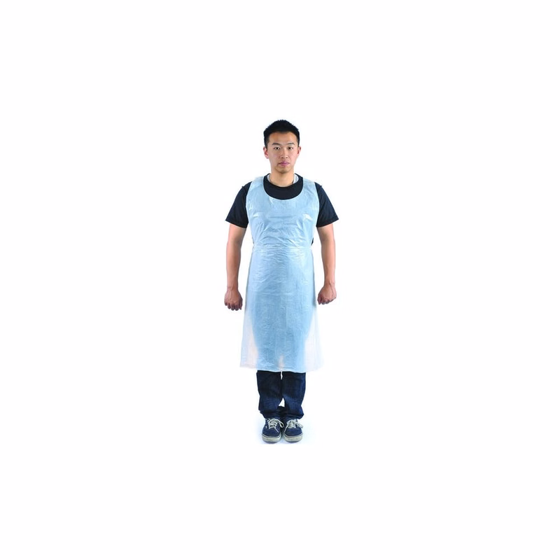 Disposable Poly Aprons - White 28" x 46"