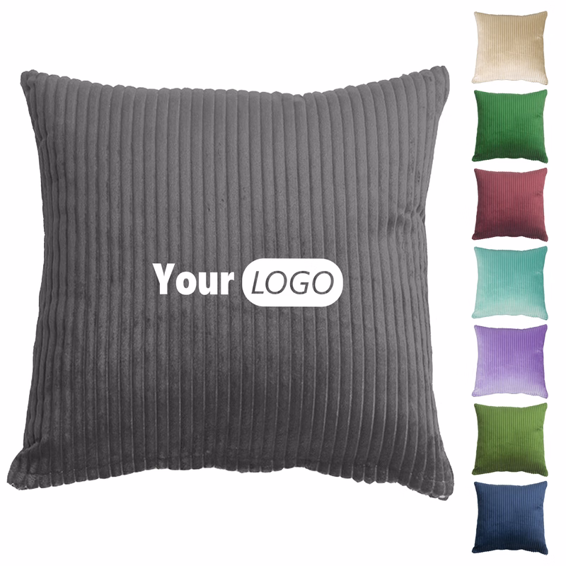 Polyester Stylish 18X18 Striped Pillow For Modern And Cozy Spaces (Moq 50)