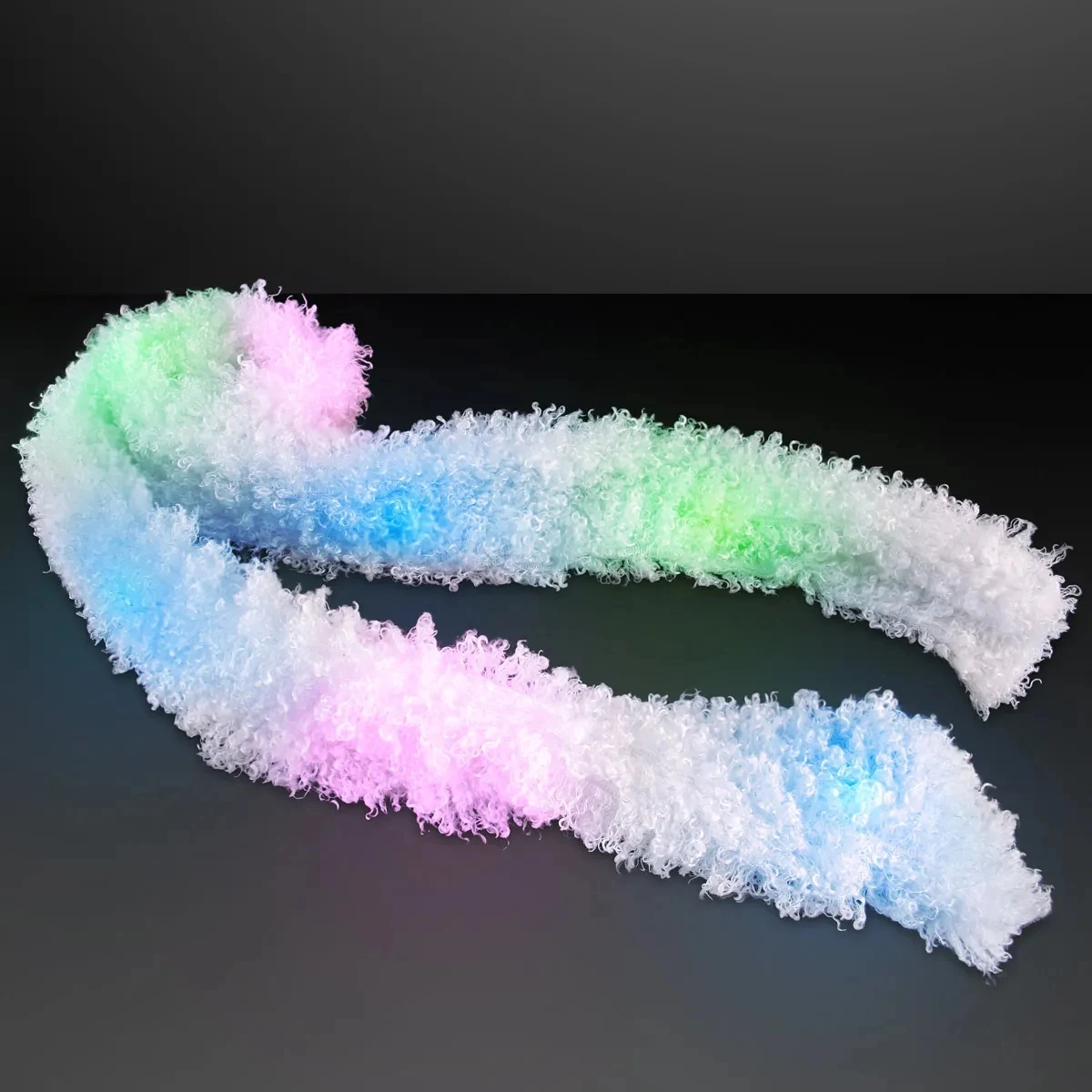 LED Scarf with Multicolor Lights, 5 Feet Long 1