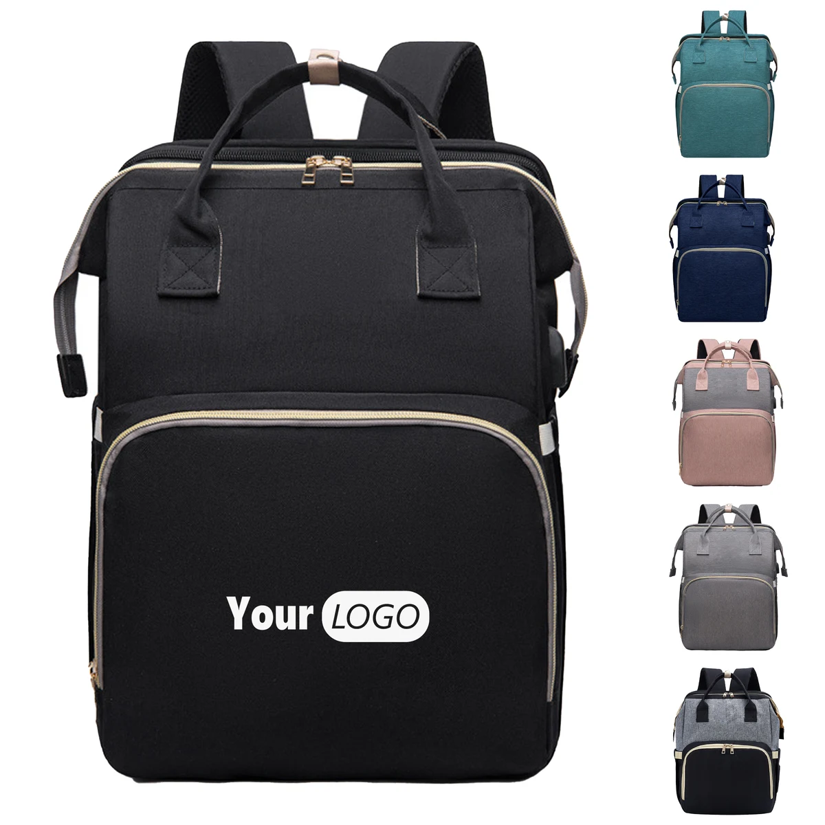 Nylon Ultra Light Mother And Baby Backpack 1