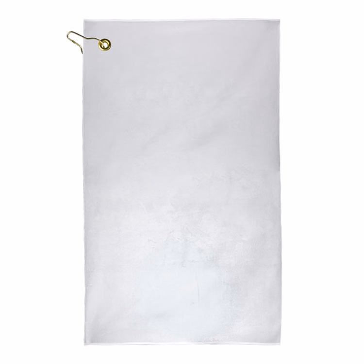 Subli-Plush Microfiber Velour Golf Towel 11 x 18