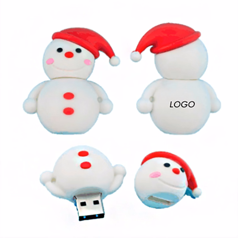 Snowman shaped 8GB USB2.0 Storage