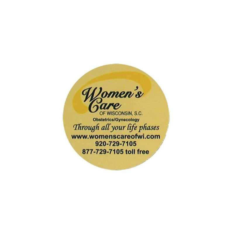 2" Round Vinyl Refrigerator Magnet - 20mil 1