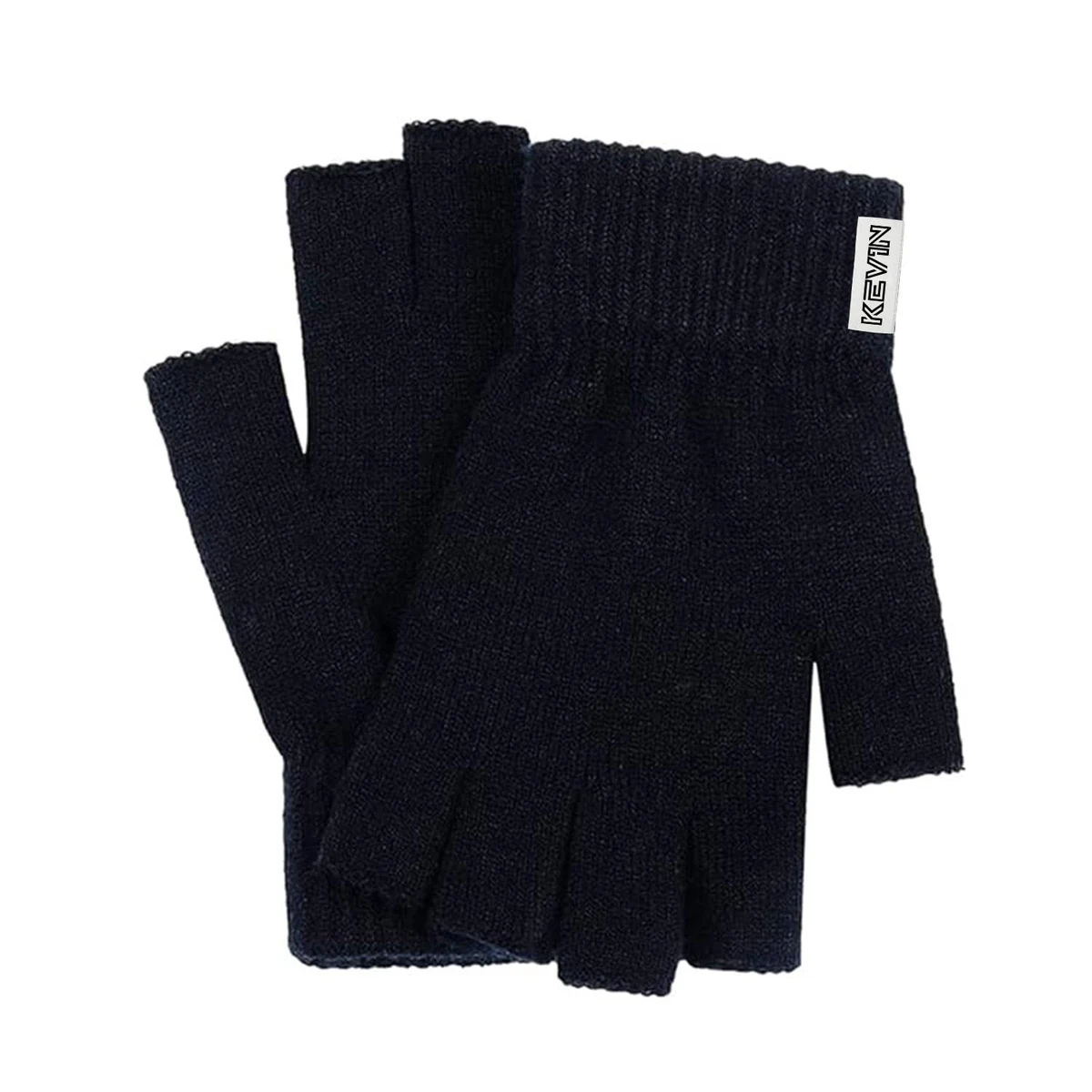Half Finger Knitted Winter Gloves 1