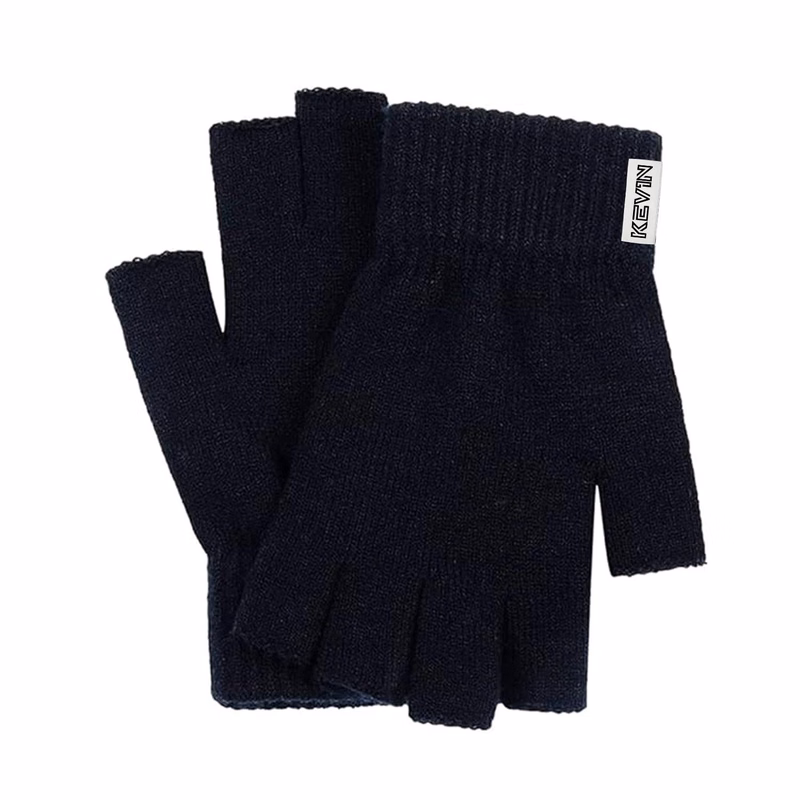 Half Finger Knitted Winter Gloves