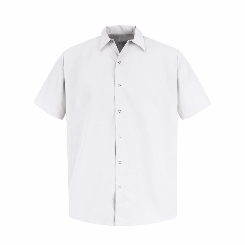 Men's Specialized Pocketless Polyester Work Shirt - SS26