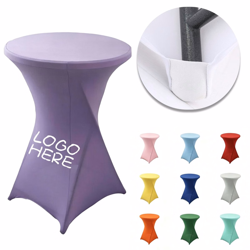 High?Top Round Stretch Table Sleeve