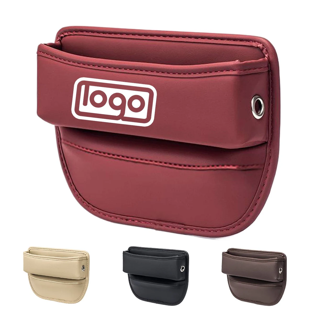 PU Leather Car Seat Gap Organizer Pouch 1