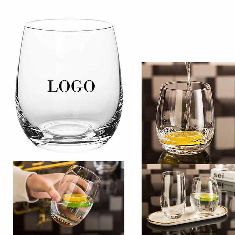 Eggshell Type Stemless Wine Glass