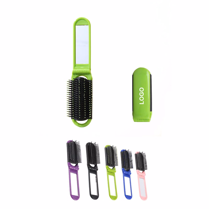 Folding Airbag Massage Mirror Comb
