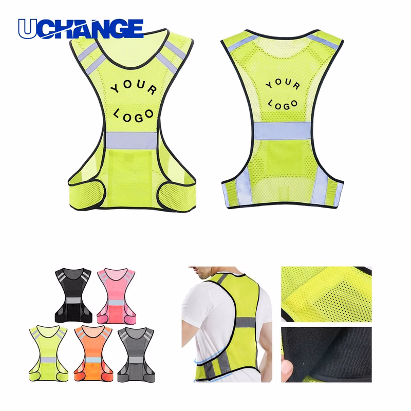 22" Polyester Reflective Vest for Night Activities