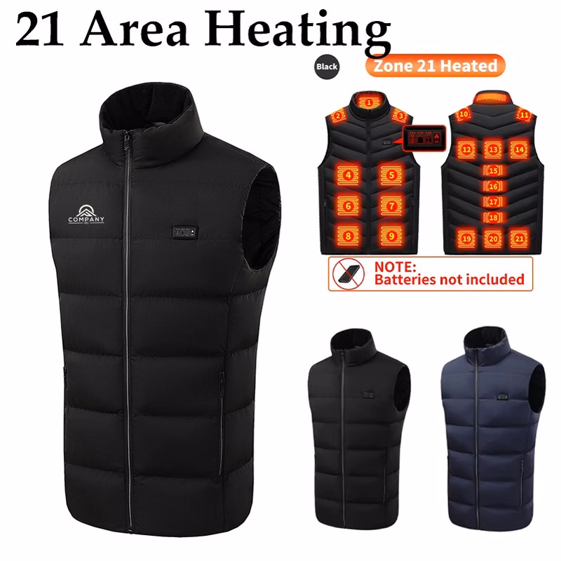 21 Zone Rechargeable Winter Heated Vest