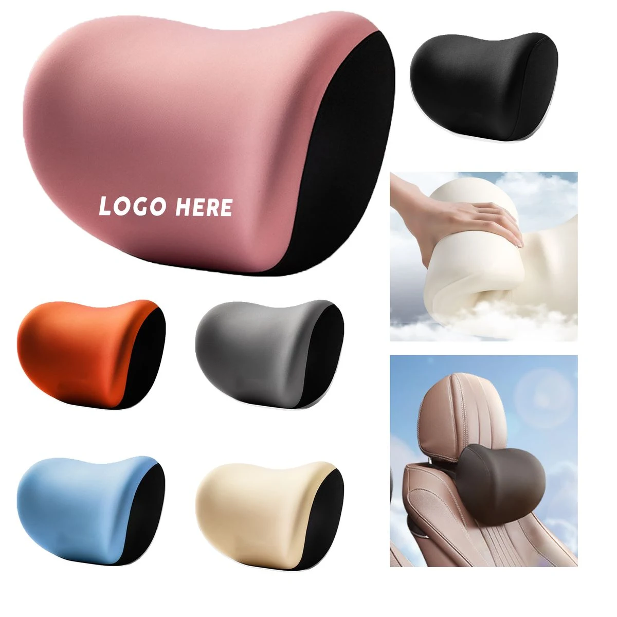 HAP Certified Ergonomic Car Neck Support Pillow 1