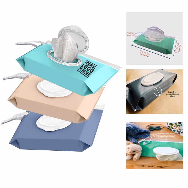 9.5 x 2 x 5.5 inches Baby Wipe Case Travel Holder