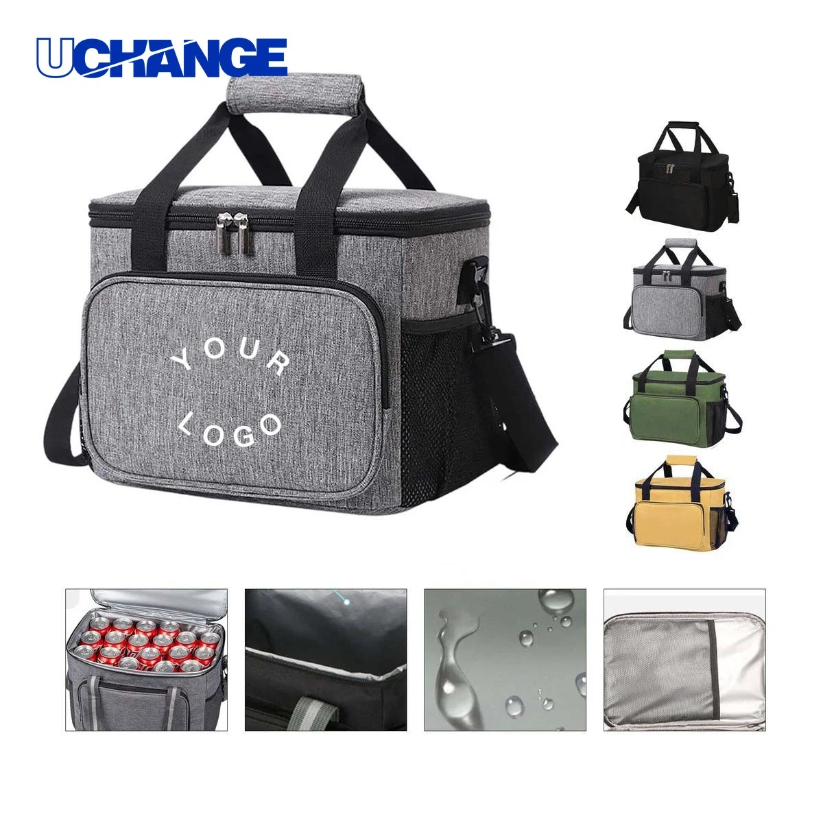 15L Oxford Fabric Cooler Bag for Outdoor Food and Drinks 1