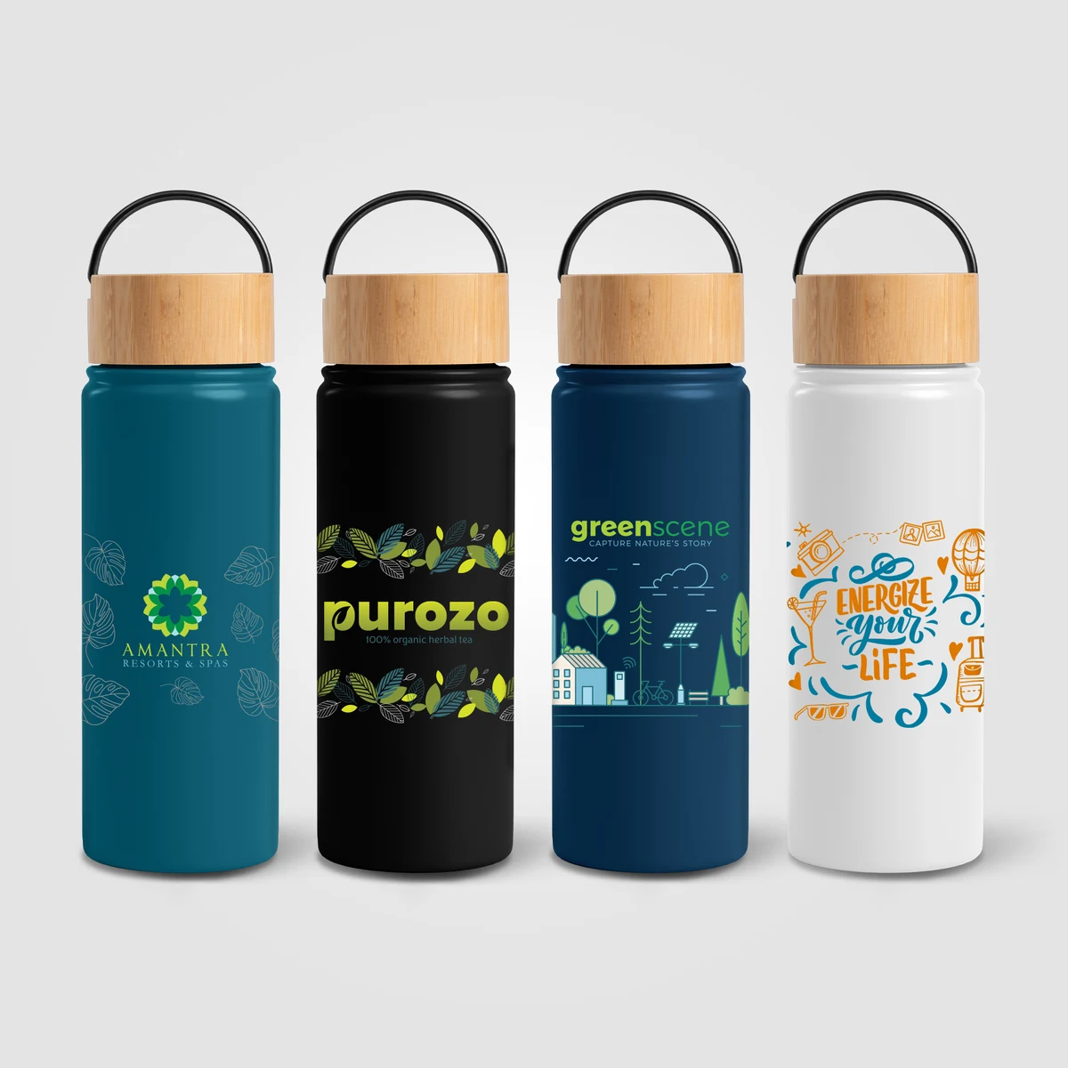 Reborn - 18 oz. Double Wall Stainless Steel Bottle, custom water bottle with logo imprint 1