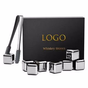 Stainless Steel Ice Cubes Set