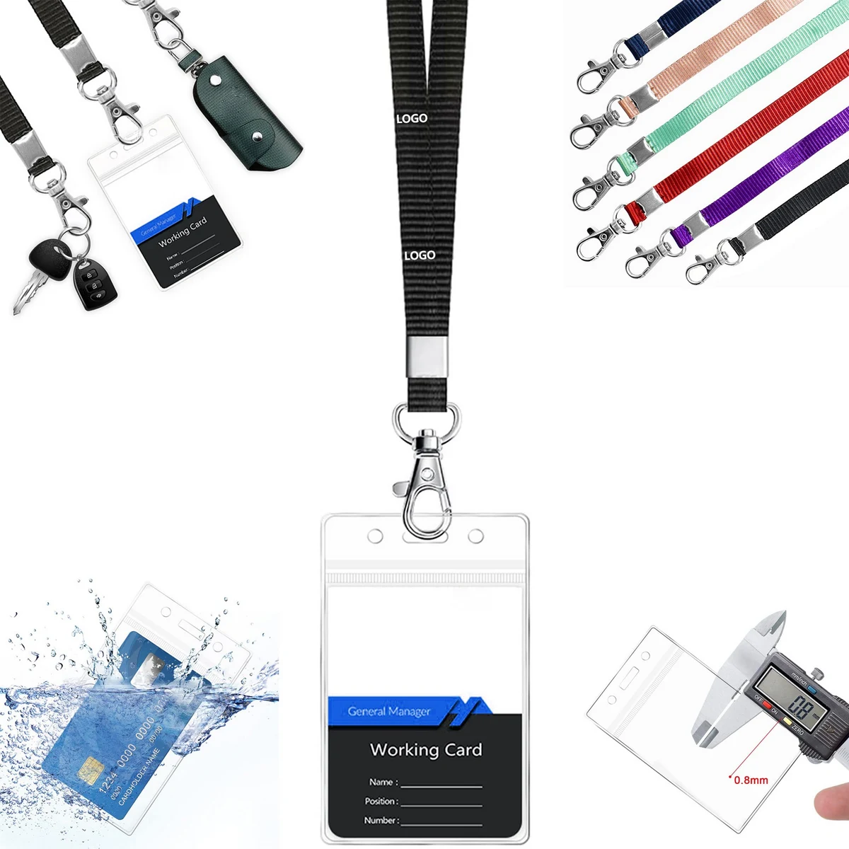 PVC Lanyards for Id Badges 1