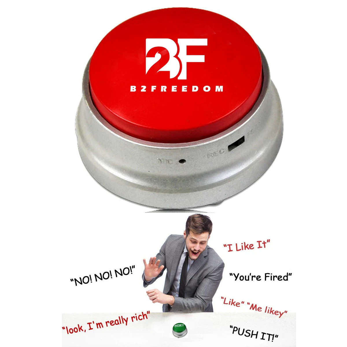 Funny Voice Recorder Button 1
