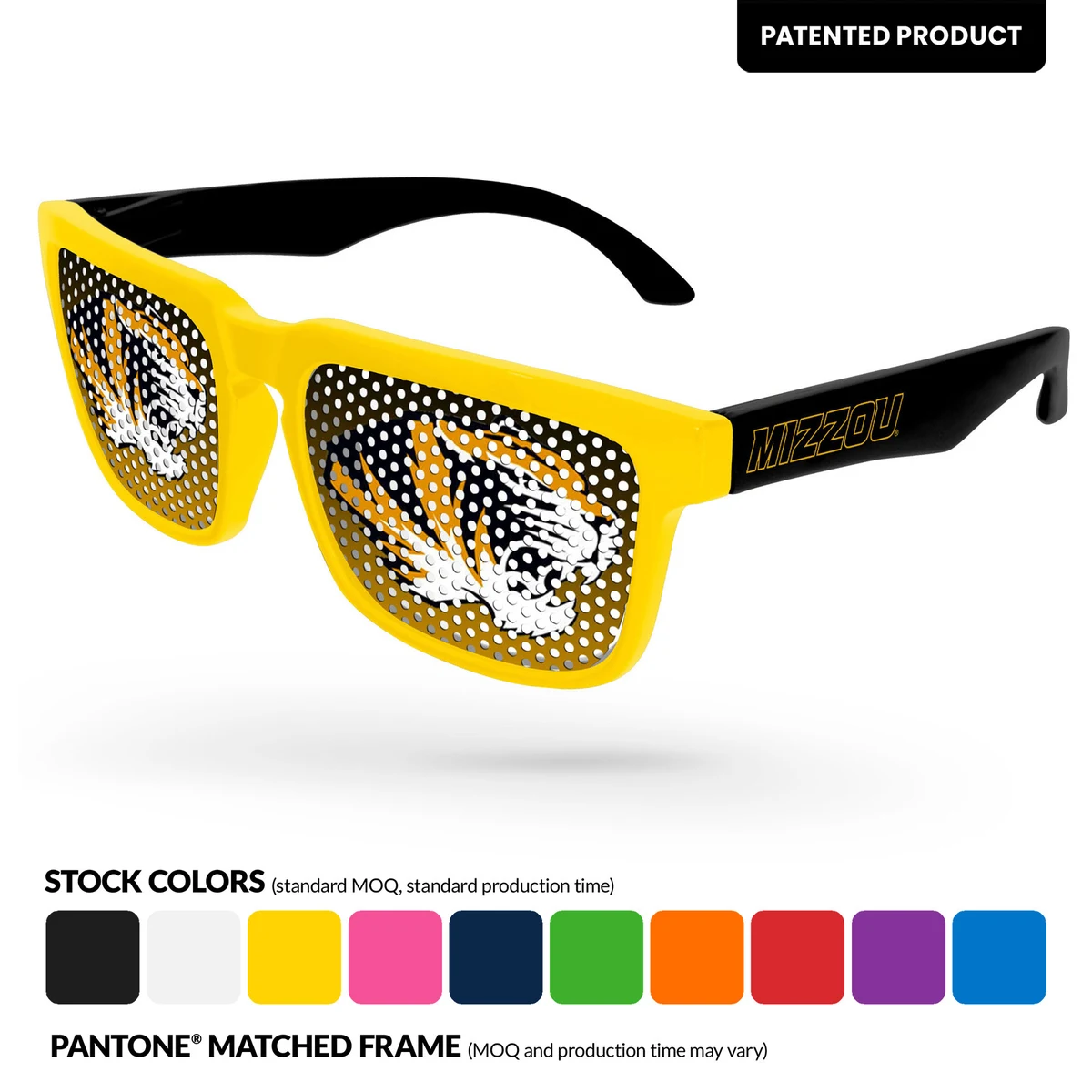2-Tone Pinhole Heat Sunglasses 1