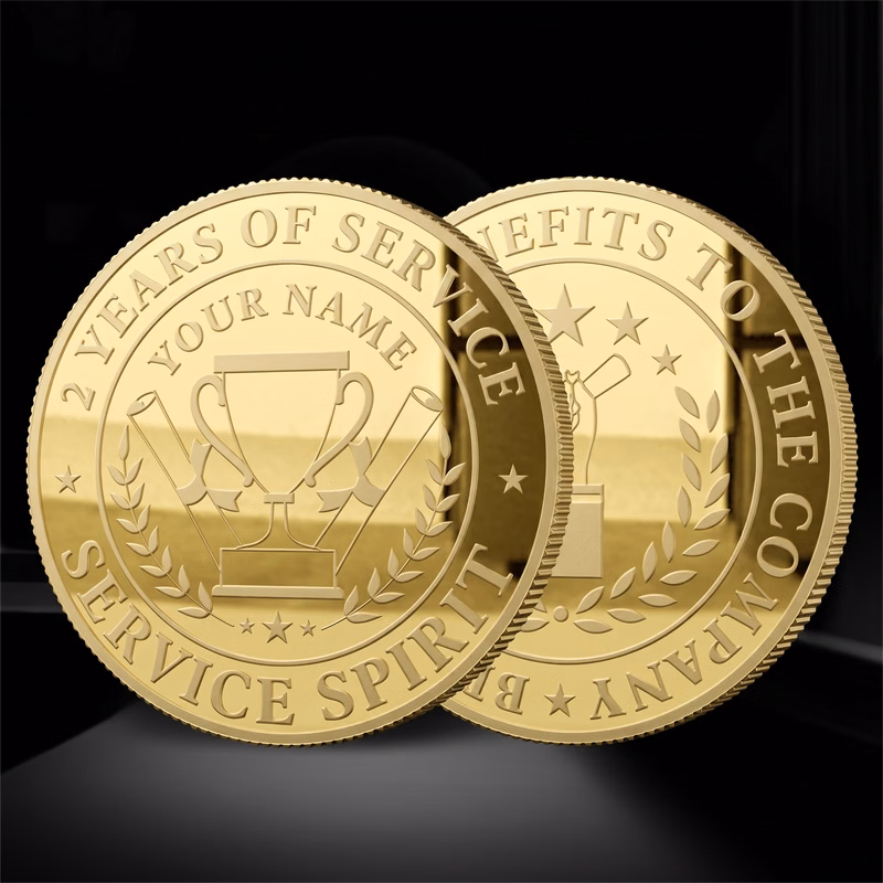Custom 2D Die Struck Mint Coins 2.75"