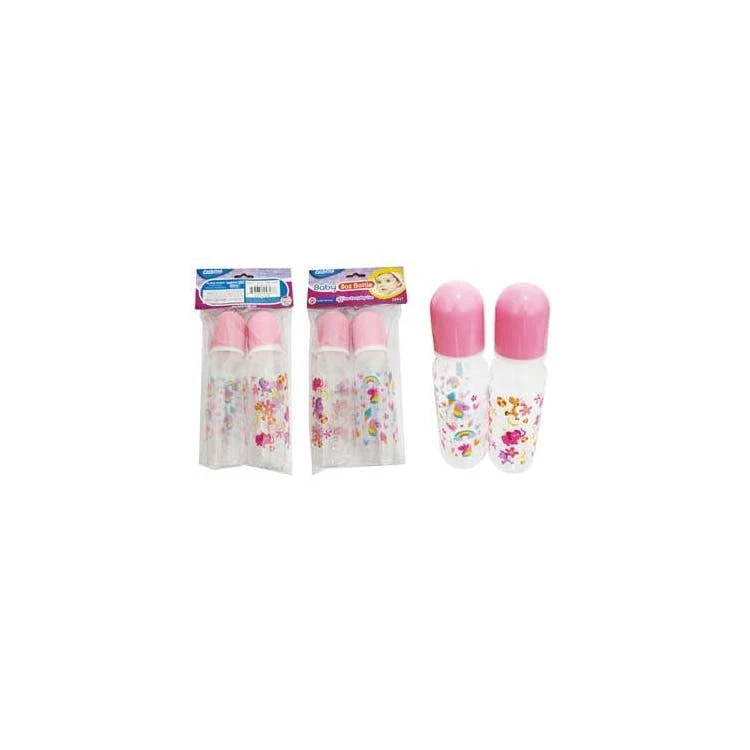 Baby Bottles Pink 8oz 2pc 1