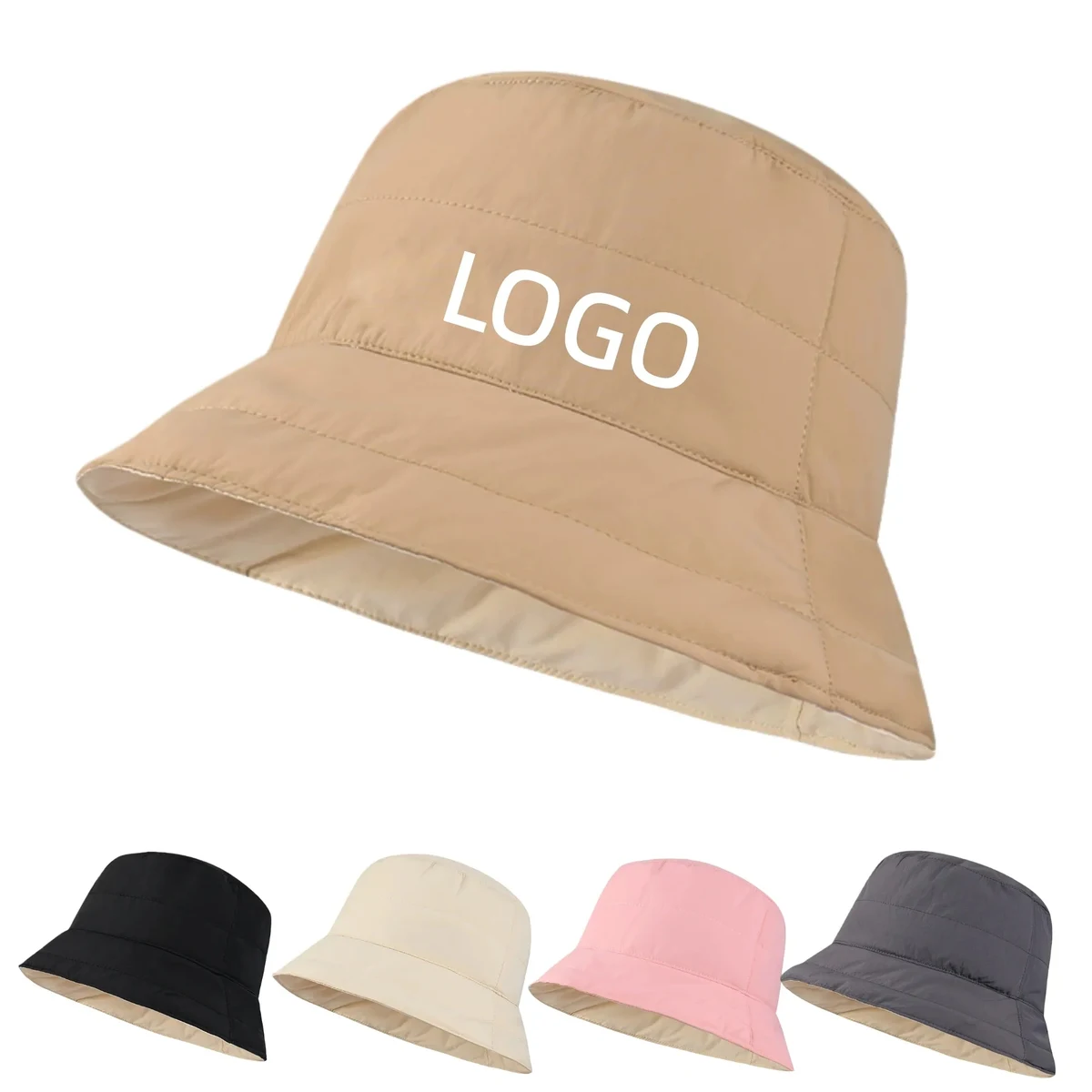 Winter Reversible Insulated Bucket Hat Fluffy Warm Cap 1