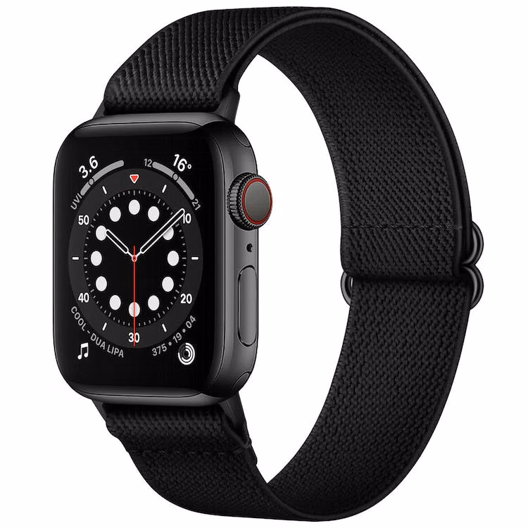 Apple Watch Mesh Bands - Black Nylon 38mm/40mm/41mm Face