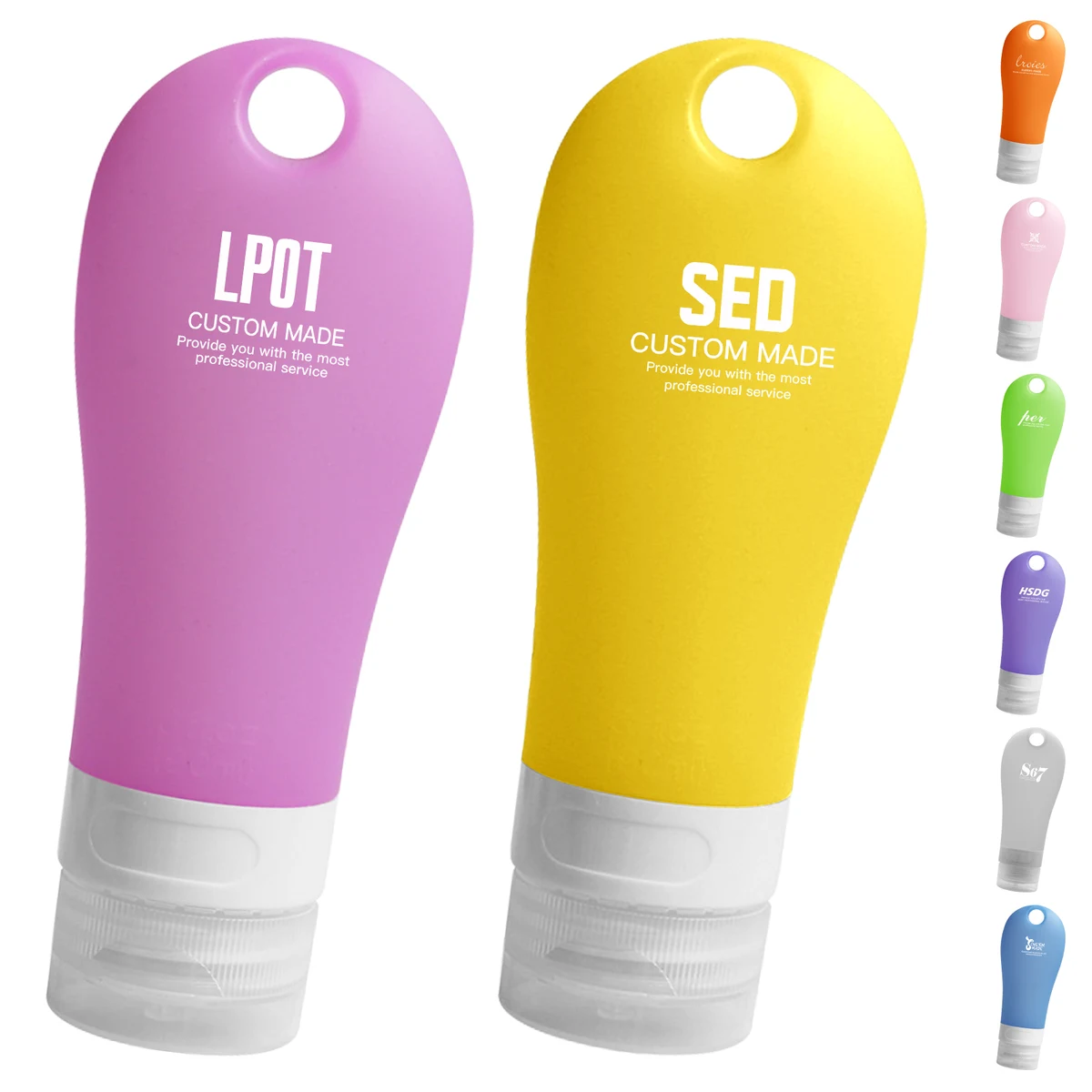 60ML Custom Silicone Travel Split Bottling 1