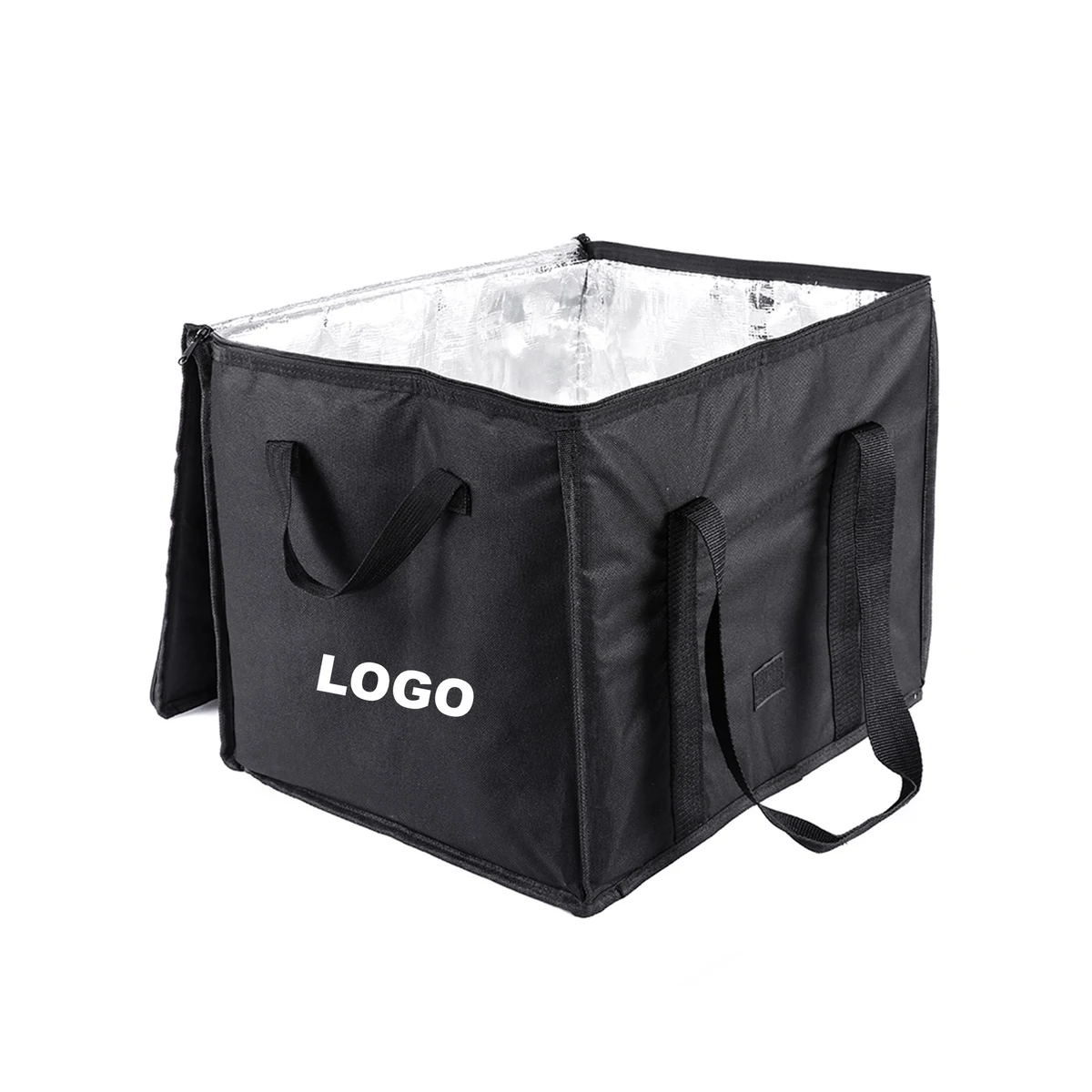 Custom Logo Printed Insulated Heavy Duty Food Delivery Coolers Bag 1