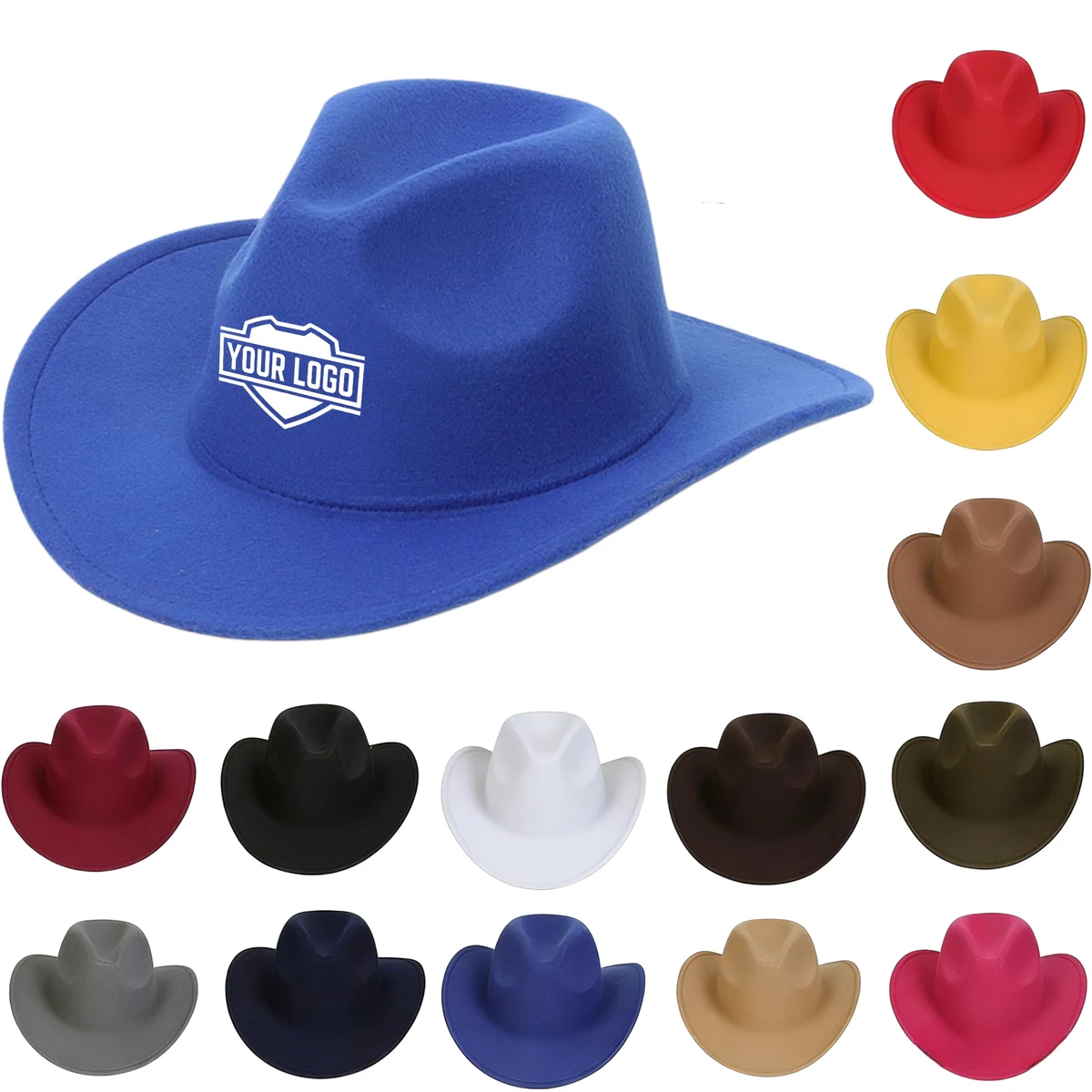 Western Cowboy Felt Hat 1