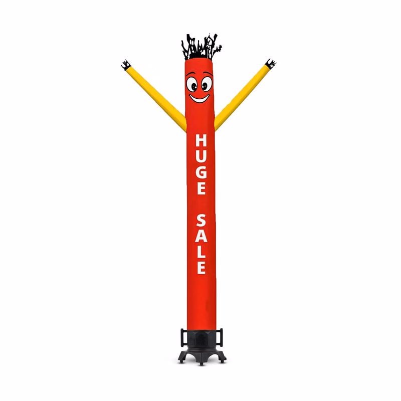 Huge Sale Inflatable Tube Man Red with Yellow Arms- 20ft