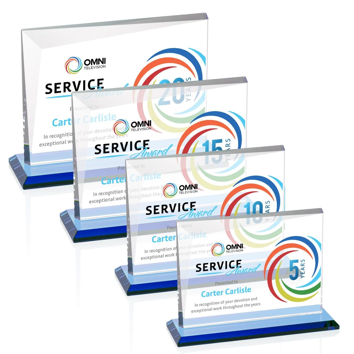 Mirela VividPrint™ Award - Sky Blue 1
