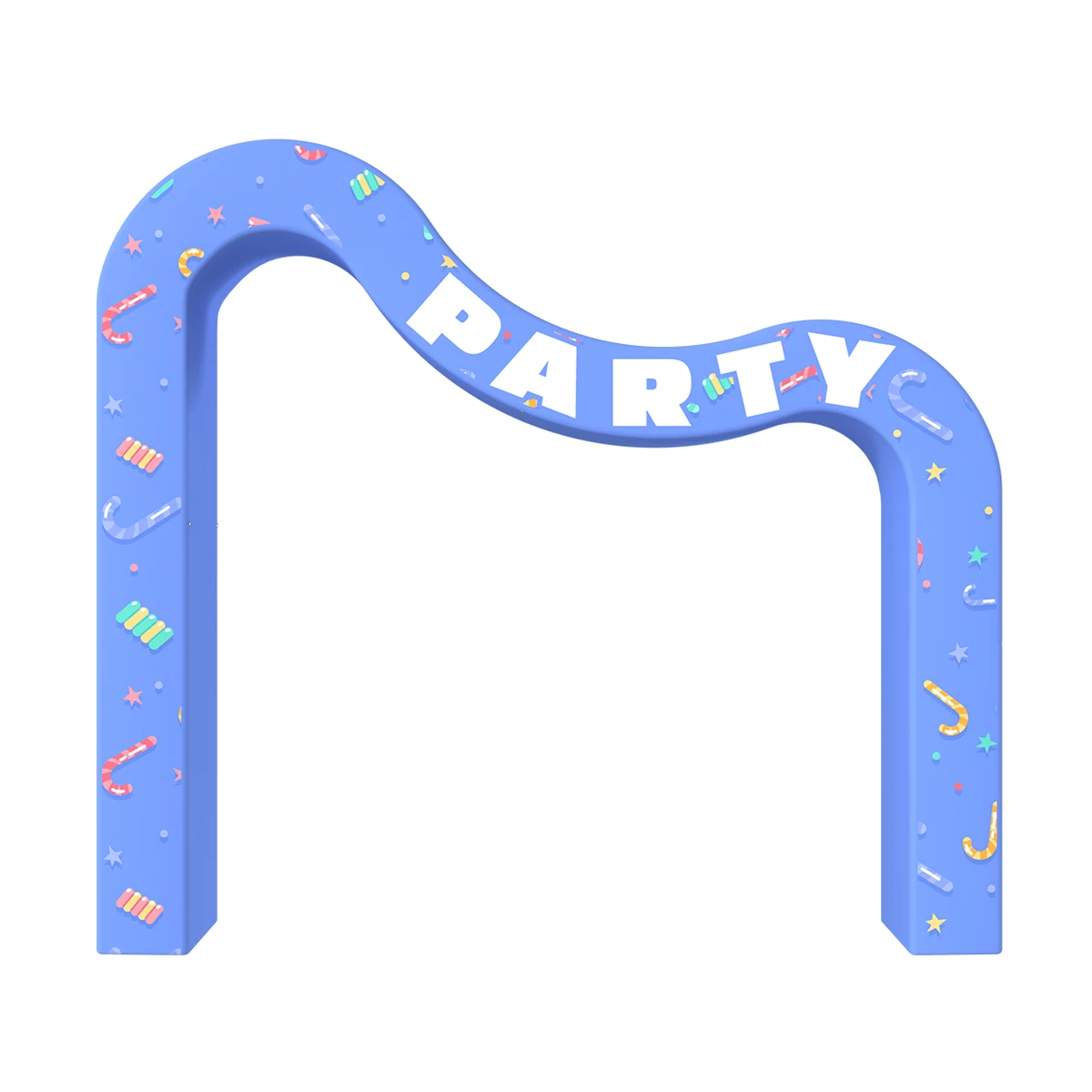 10ft Wave Arch Display - Fabric Only 1