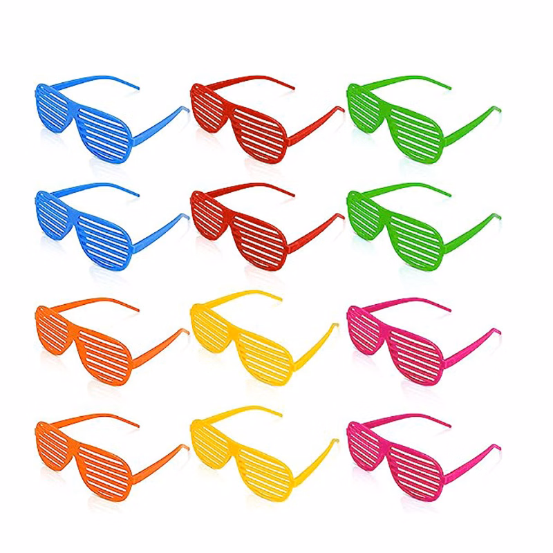 Plastic Shutter Shade Glasses