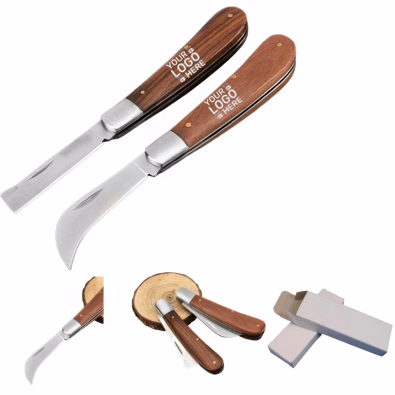 High Hardness Wooden Handle Outdoor Pocket Knife