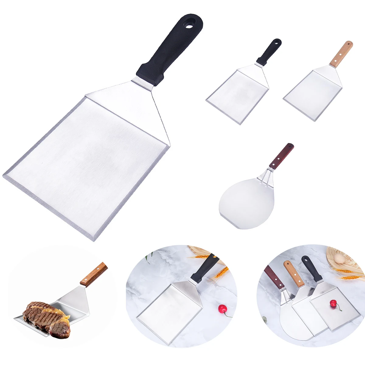 Extra Wide Spatula with Beveled Edges 1