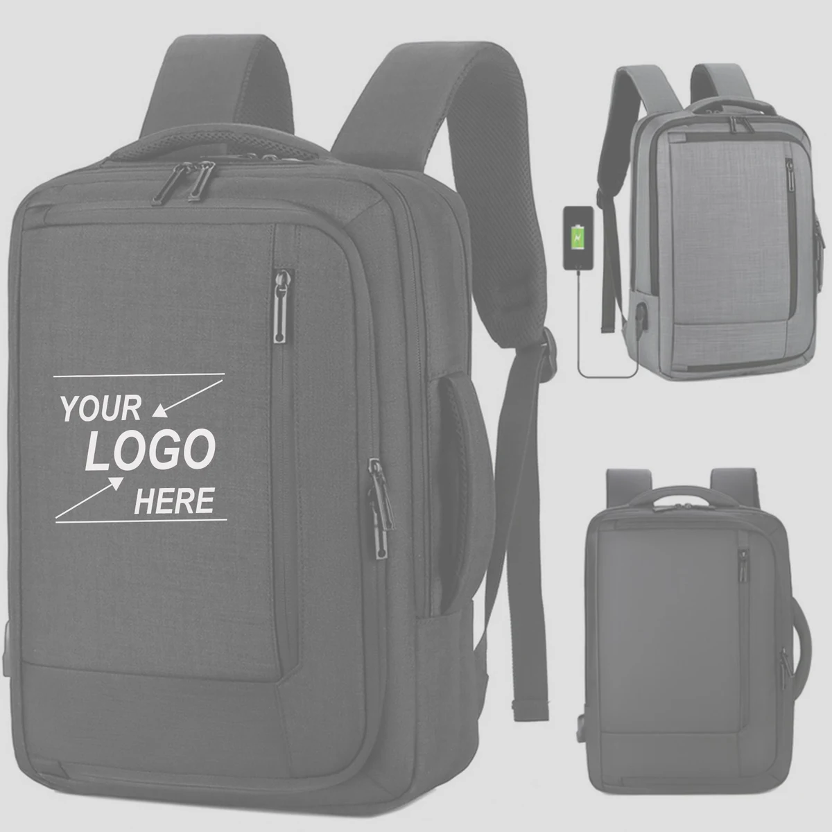 Laptop Backpack with USB Charging Port and Durable Design 1