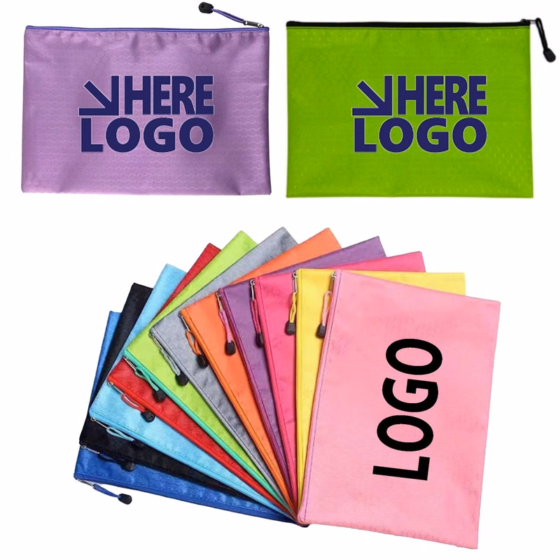 13" 9.25" Soccer Grain Waterproof Document Pouch
