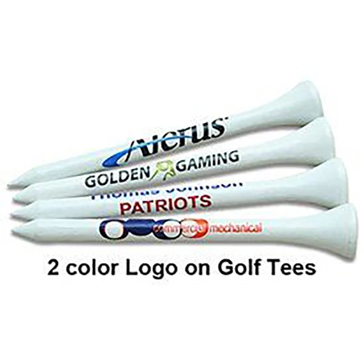 2 3/4" Bulk Wooden Golf Tees 1