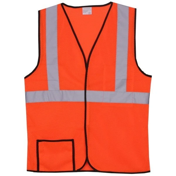 Polyester Orange Mesh Safety Vest SV146 1