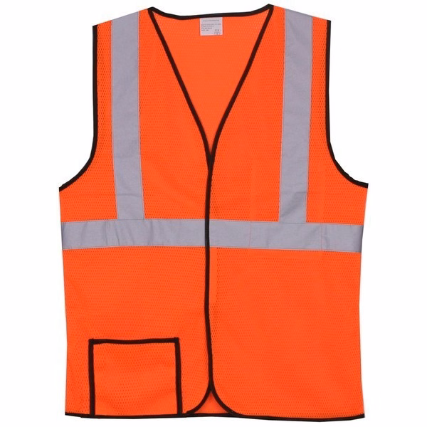 Polyester Orange Mesh Safety Vest SV146