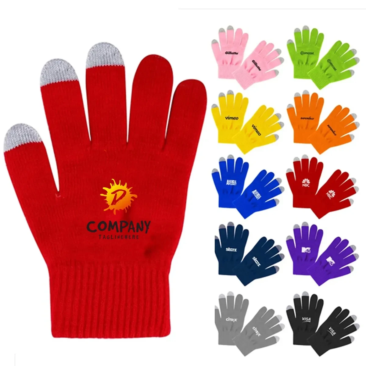 Smart Touchscreen Gloves - Full Color 1