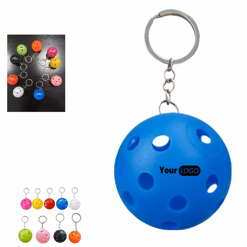 Hollow Sports Ball Decorative Key Chain Pendant